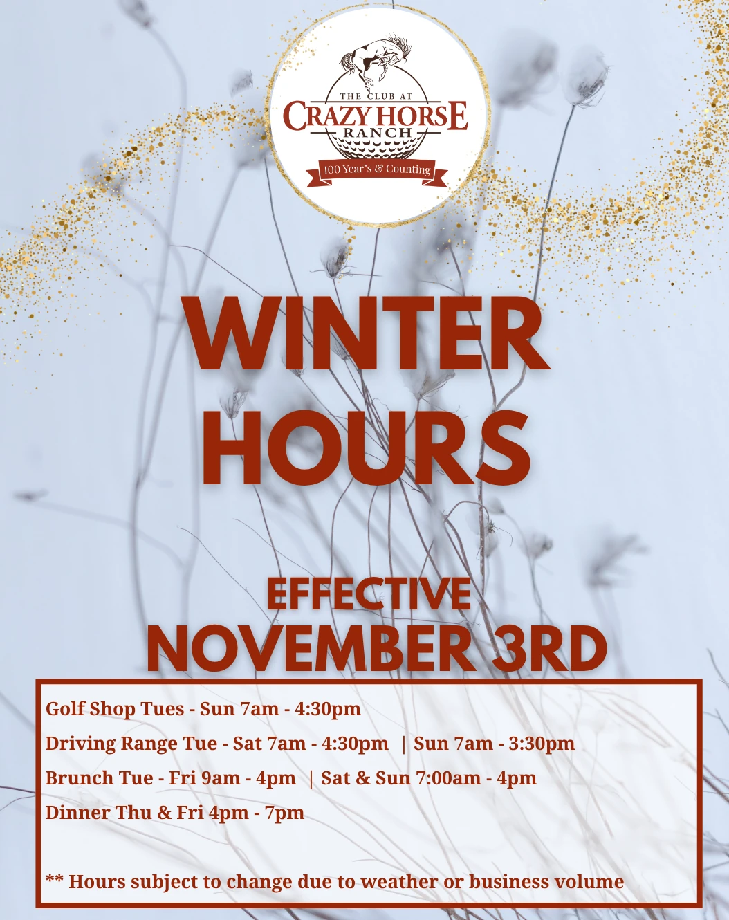 club - winter hours 26